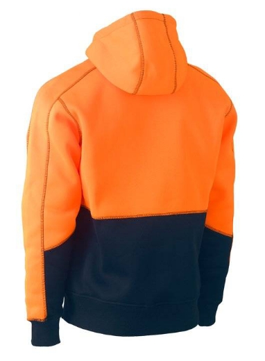 Picture of Bisley, Hi Vis Fleece Hoodie Pullover